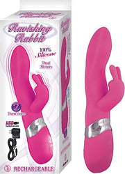 Ravishing Rabbit 7 Function Rechargeable Silicone Vibrator Pink Package