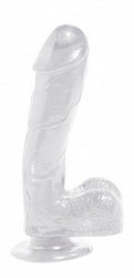 Basix 8.75 Inch Suction Cup Dildo Side