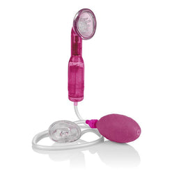 Original Vibrating Clitoral Stimulator and Pump Pink Side