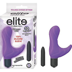 Elite Collection 10 Function Climaxer Dual Stimulating Vibrator - Purple