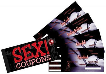 Sex! Coupons for Lovers Display