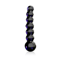 Icicles No. 51 Beaded Glass Dildo Front