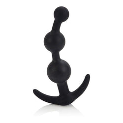 Booty Call Beginner Friendly Silicone Anal Beads in Black
