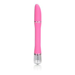 Lulu Satin Touch Classic Vibrator in Pink Side