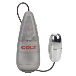 COLT Multi-Speed Power Pak Bullet Vibrator - controller and bullet straight up