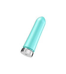 Vedo Bam Rechargeable Bullet Vibe Turquoise Angle View
