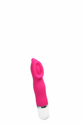 Vedo Luv Mini Clitoral Vibe Hot Pink Angle View