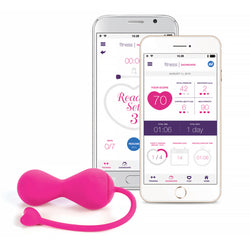 OhMiBod Lovelife Krush Bluetooth Remote Kegel Exerciser Pink With App