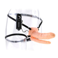 Fetish Fantasy 6 Inch Double Penetrator Vibrating Hollow Strap On